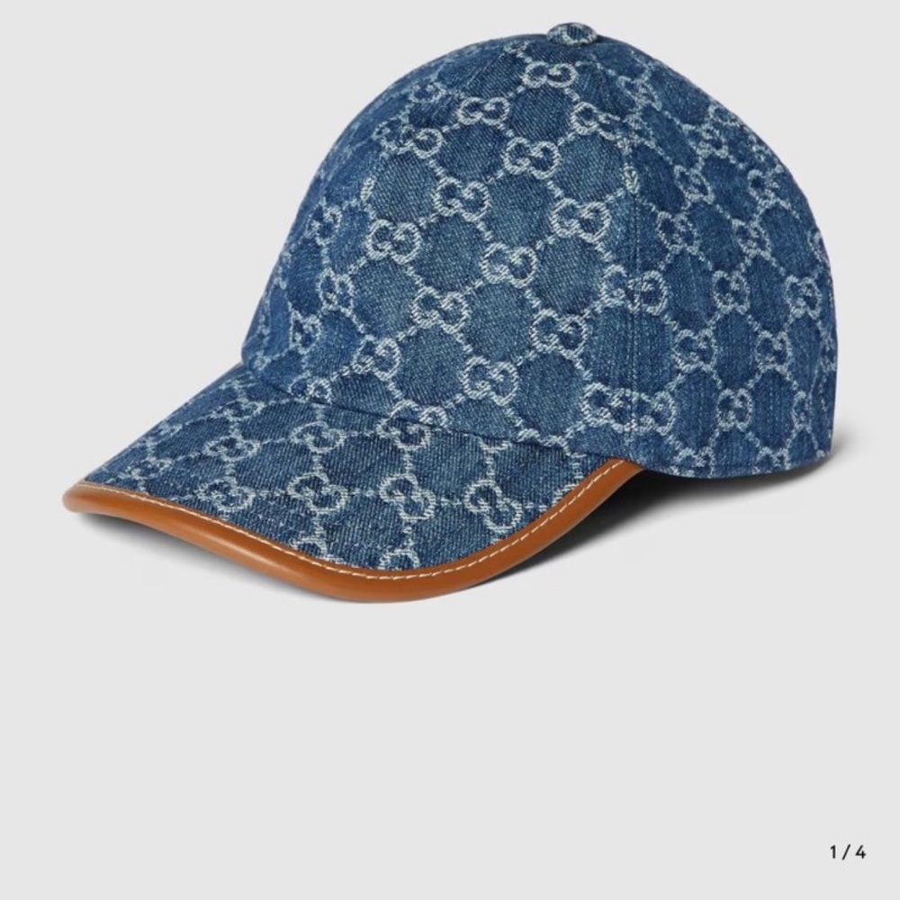 gucci denim baseball hat - Picture 8 of 9